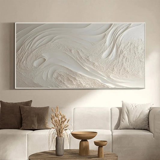 White Sands – Wabi-Sabi Landscape Oil Painting, view 2
