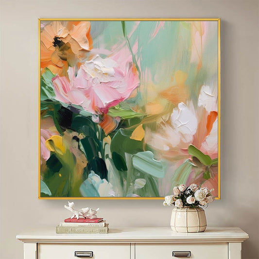 Blooming Romance – Floral Oil Painting, view 2