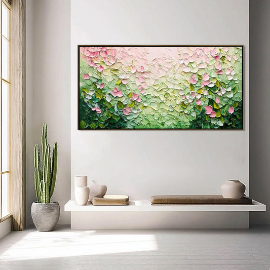 Blossom Drift – Floral Impasto Painting, view 2