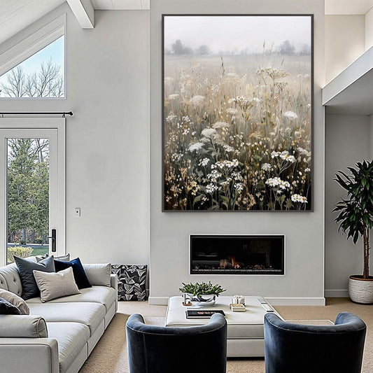 Misty Meadow – Meadow Painting, view 2