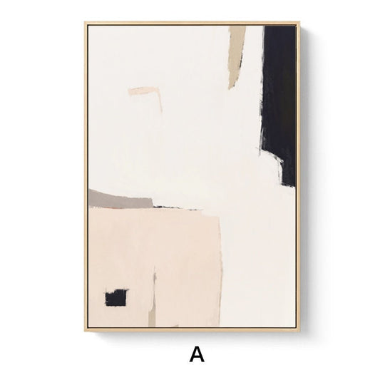Large Abstract Canvas Wall Art, Original Hand-painted Acrylic Painting on Canvas, Modern Minimalist Wall Art for Living Room, Bedroom Décor