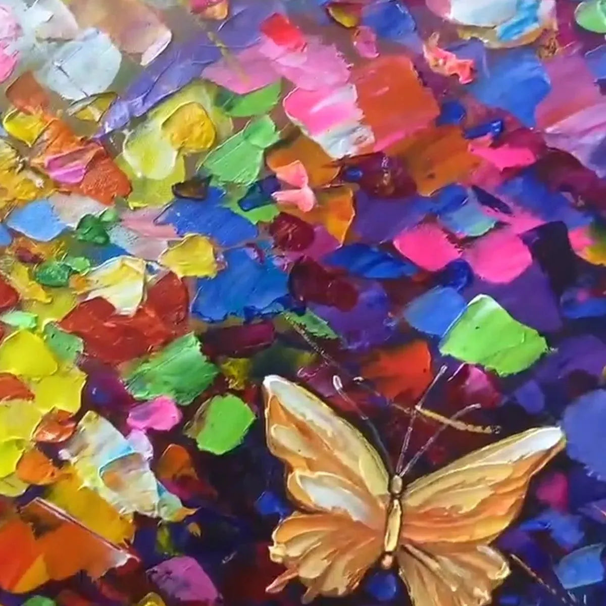 Butterfly Flight – Butterfly Oil Painting, view 3