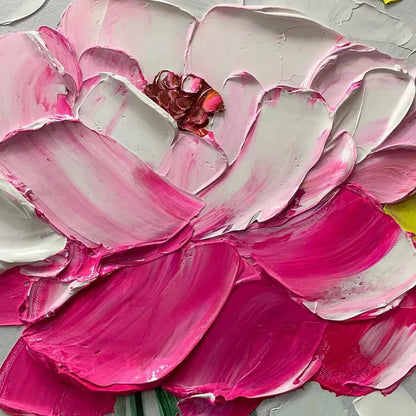 Textured Bouquet Impasto Painting – Spring Bouquet