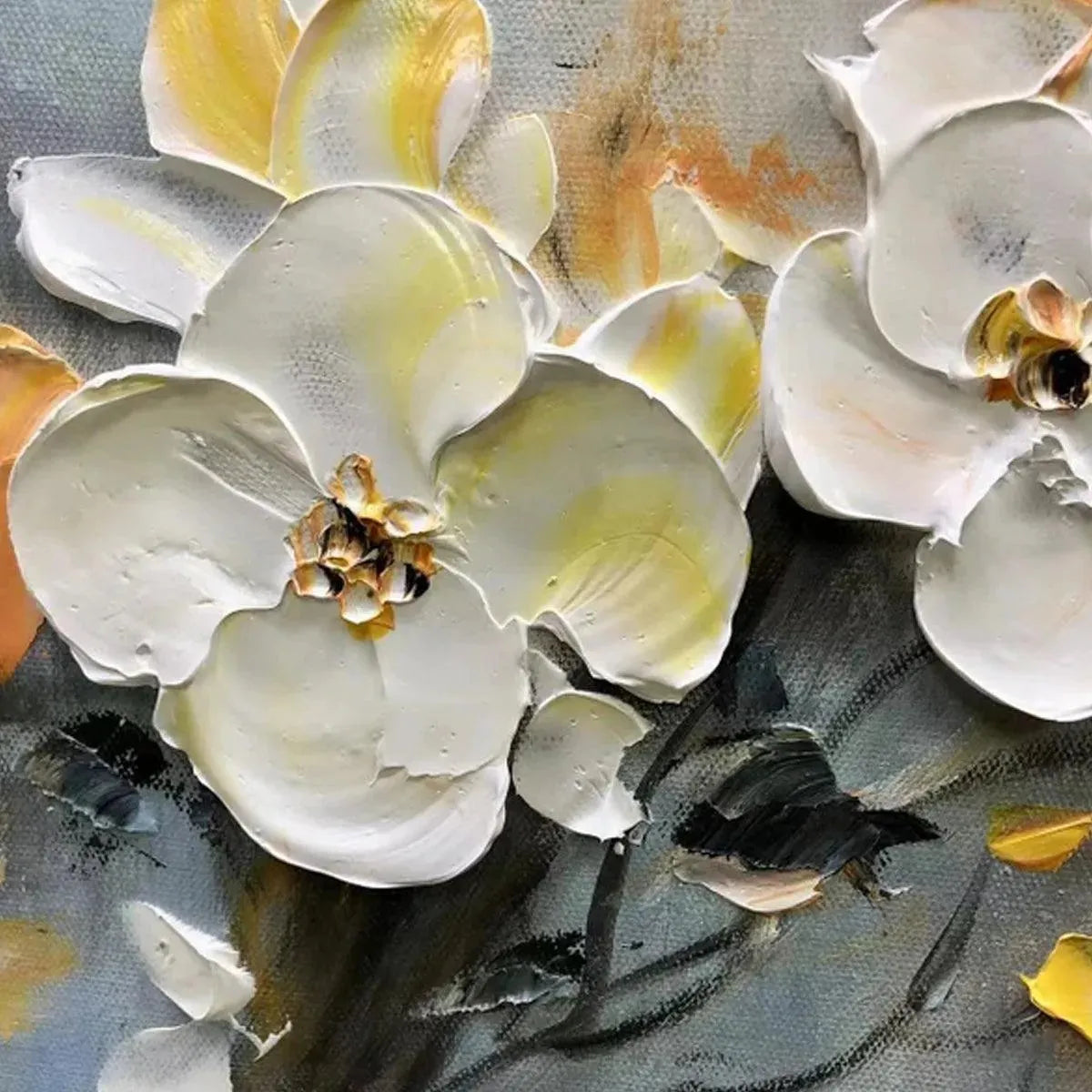 Spring Blossoms – Floral Textured Painting, view 4