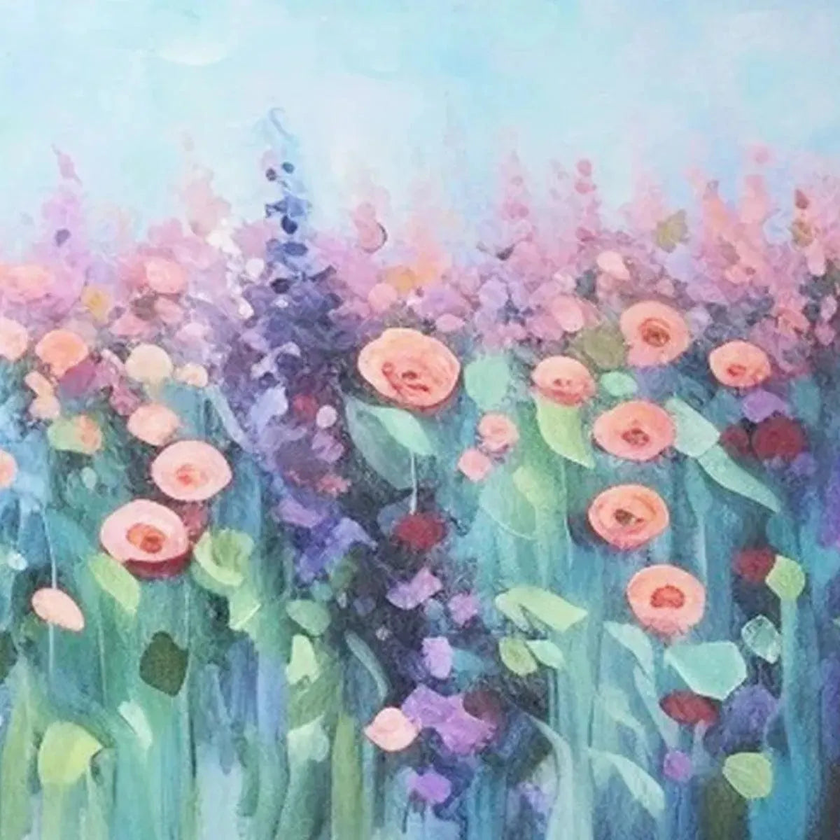 Pastel Meadow – Meadow Painting, view 4