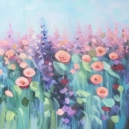 Pastel Meadow – Meadow Painting, view 4