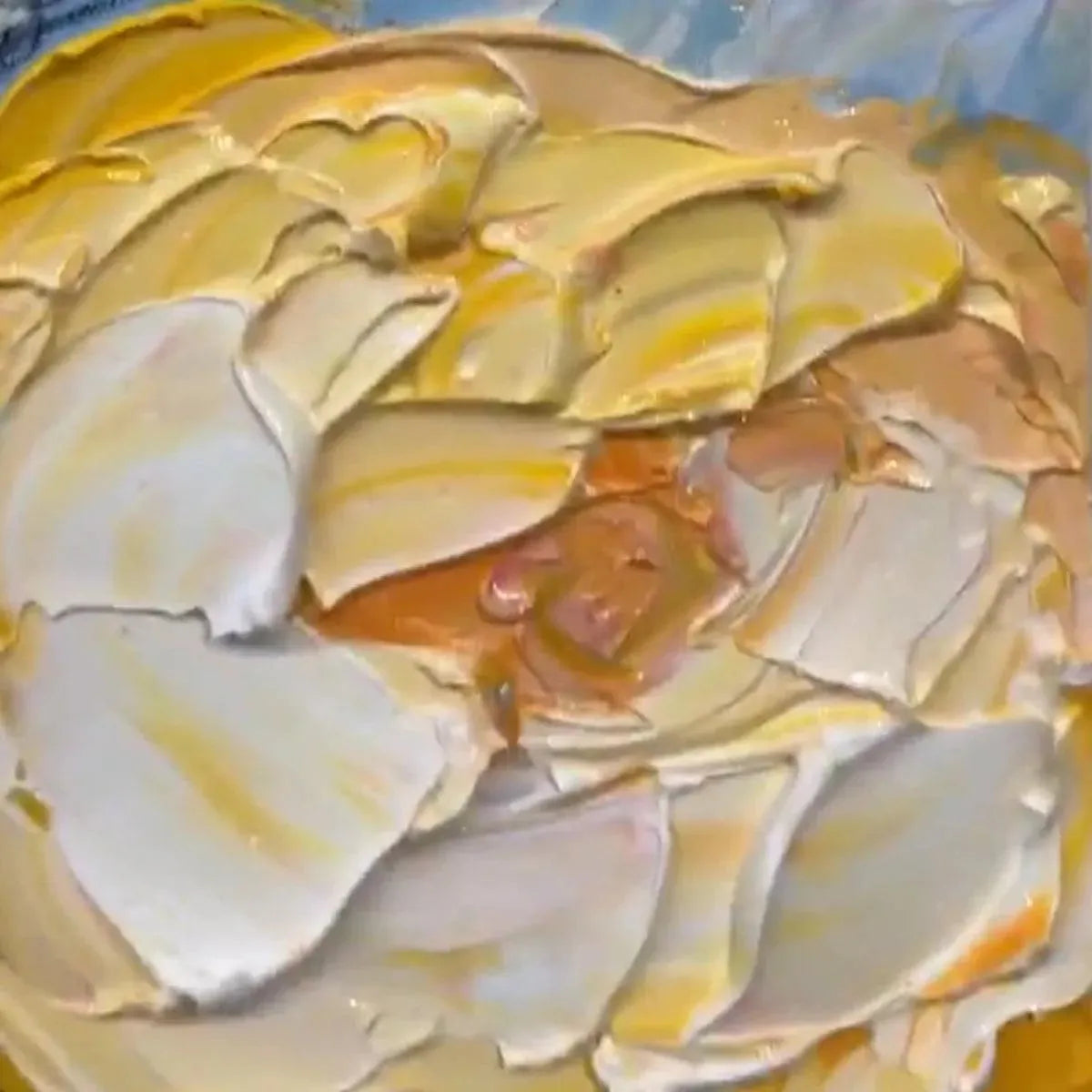 Summer Bloom – Floral Impasto Painting, view 3