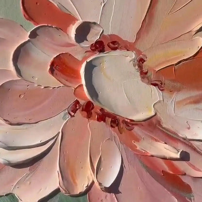 Sunkissed Garden – Floral Impasto Painting, view 3