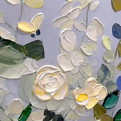 Spring Meadow – Meadow Impasto Painting, view 4