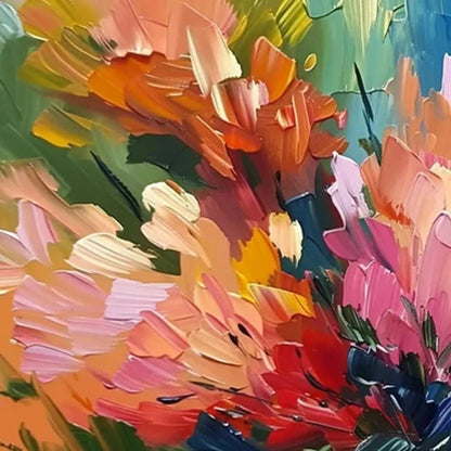 Colorful Floral Wall Art – Summer Bouquet