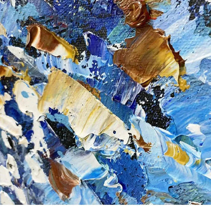 Blue Dunes – Coastal Painting, view 3