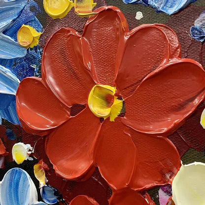 Vibrant Bouquet – Bouquet Impasto Painting, view 4