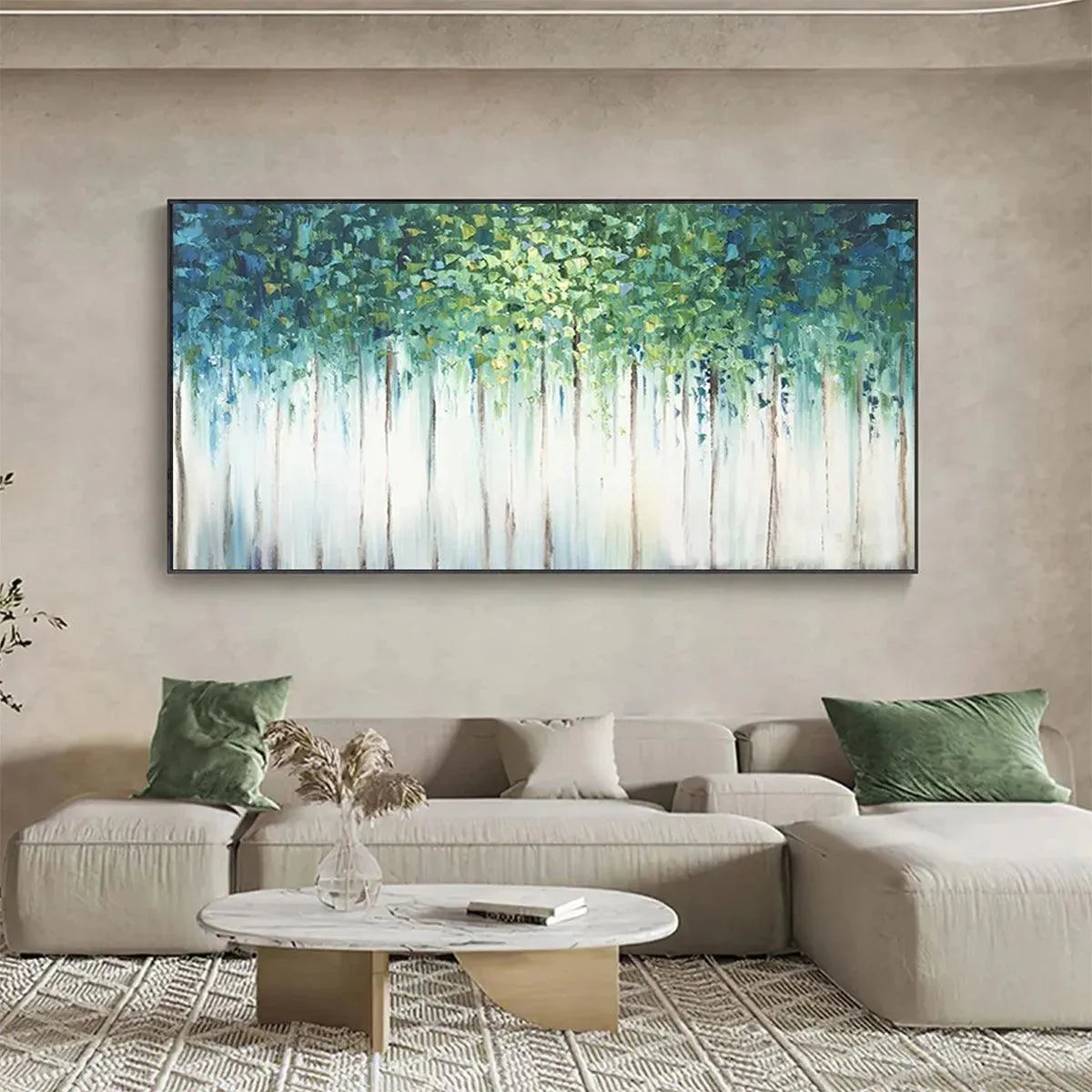 Emerald Forest – Forest Painting, view 5