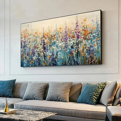 Wild Meadow – Wildflower Impasto Painting, view 5