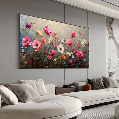Summer Bloom – Floral Impasto Painting, view 5