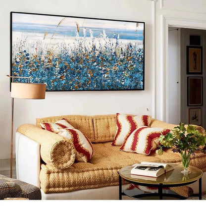 Blue Coastal Painting – Blue Dunes