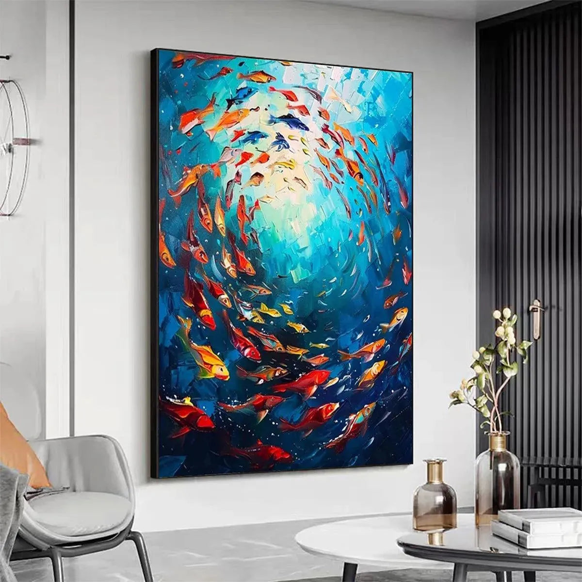 Coral Reef Dance – Underwater Oil Painting, view 5