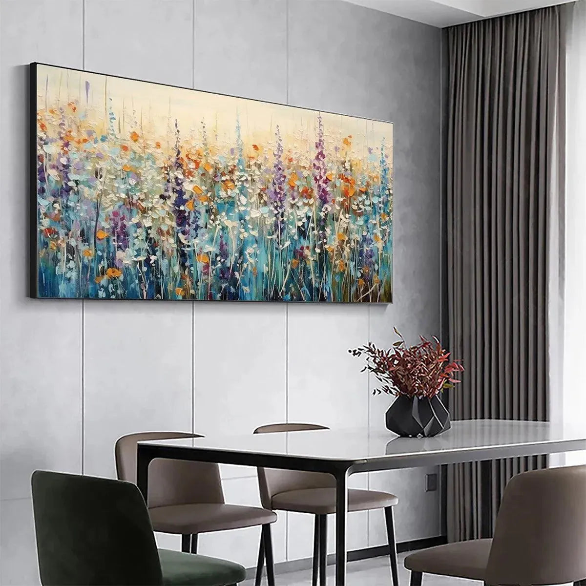 Wildflower Impasto Painting – Wild Meadow