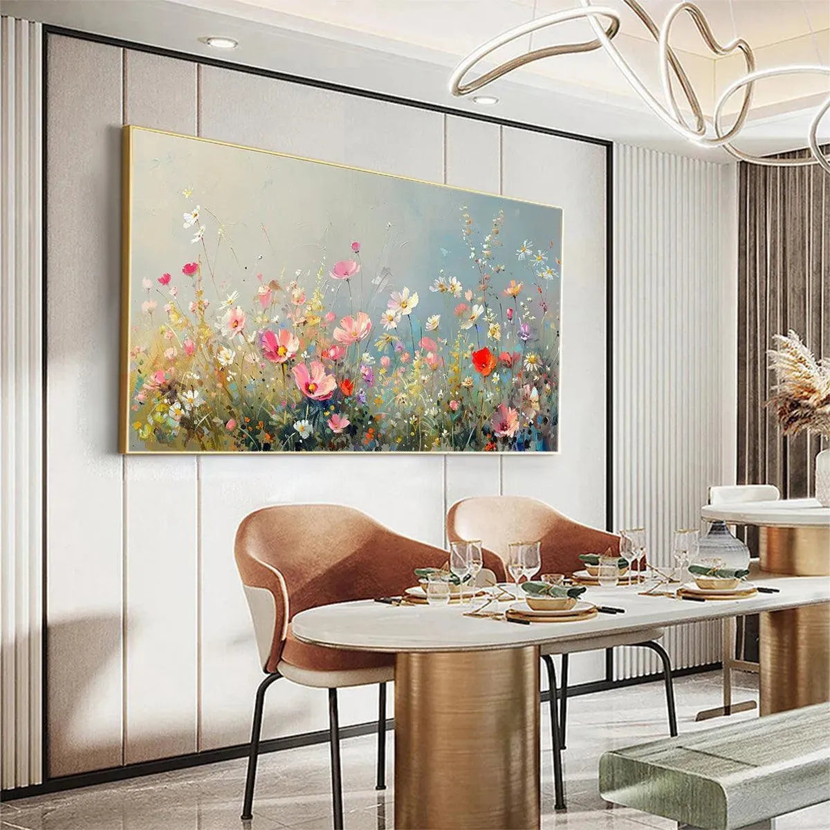 Wild Meadow – Meadow Impasto Painting, view 5