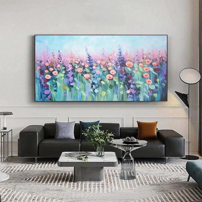 Pastel Meadow – Meadow Painting, view 3