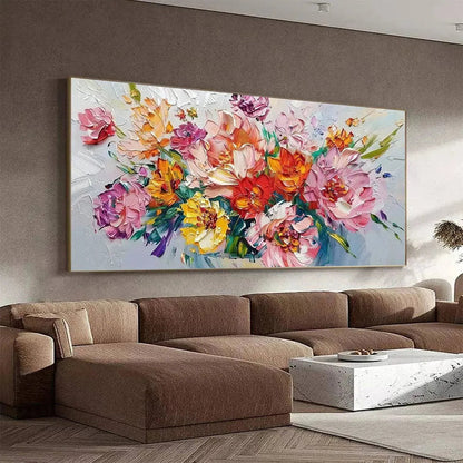 Vibrant Bouquet – Bouquet Impasto Painting, view 5