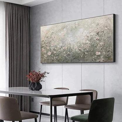 Hand-Painted Landscape Wall Art – Whispering Meadow