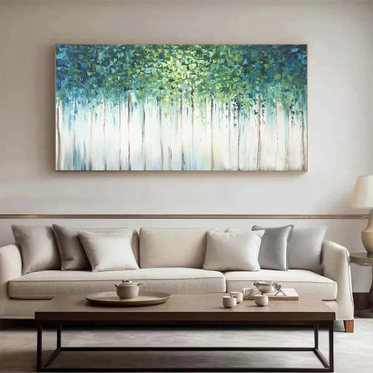 Emerald Forest – Forest Painting, view 2