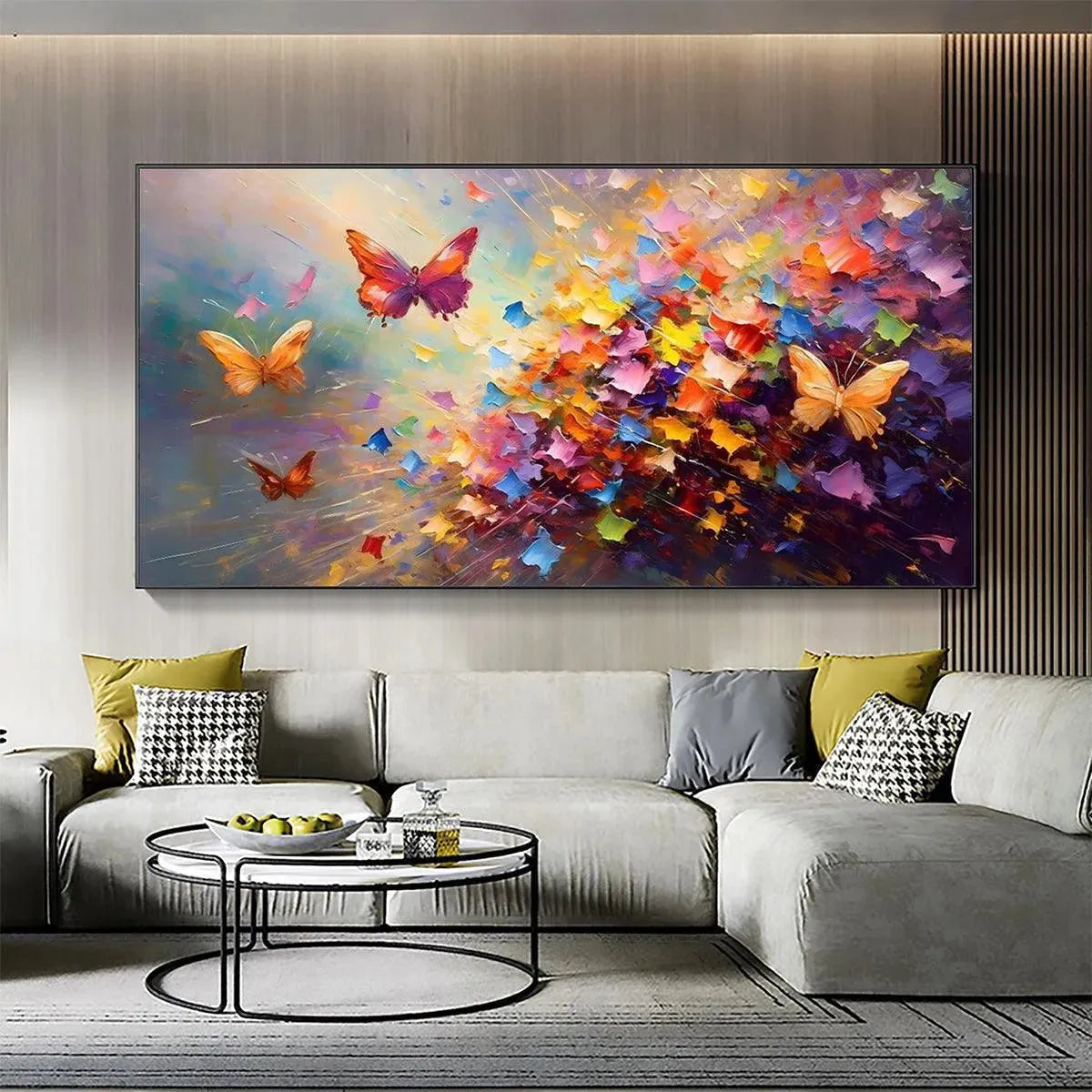 Butterfly Flight – Butterfly Oil Painting, view 2