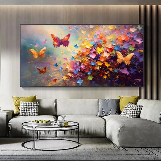 Butterfly Flight – Butterfly Oil Painting, view 2