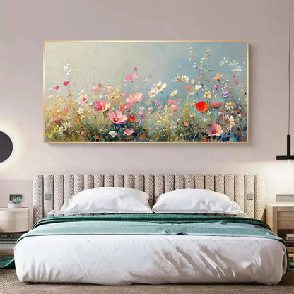 Colorful Meadow Impasto Painting – Wild Meadow