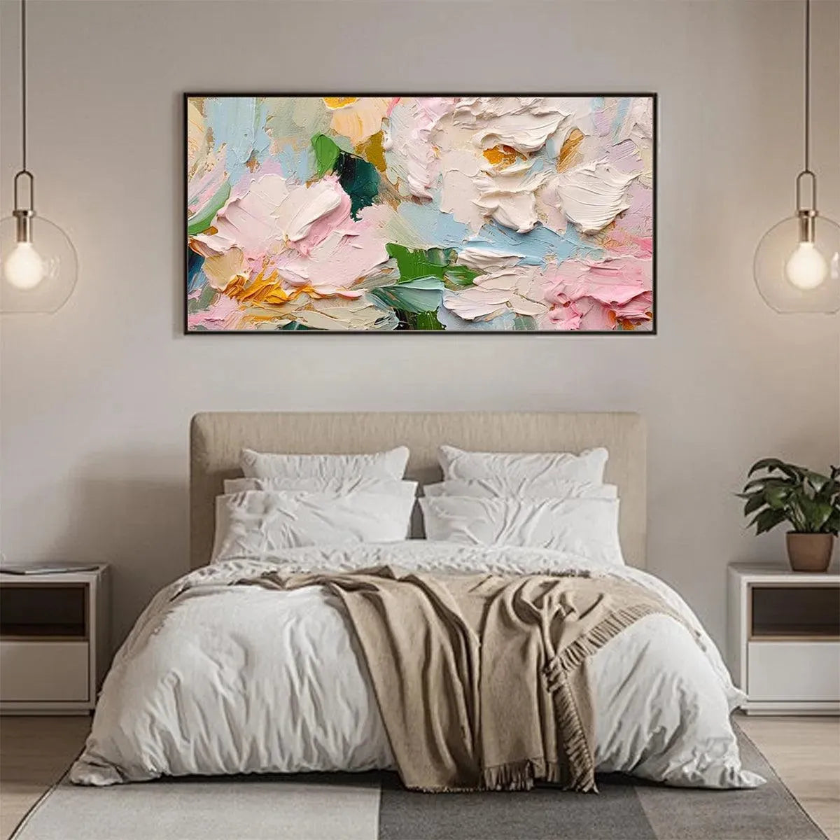 Spring Bouquet – Bouquet Impasto Painting, view 3