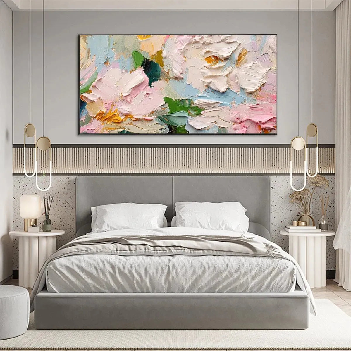 Spring Bouquet – Bouquet Impasto Painting, view 5