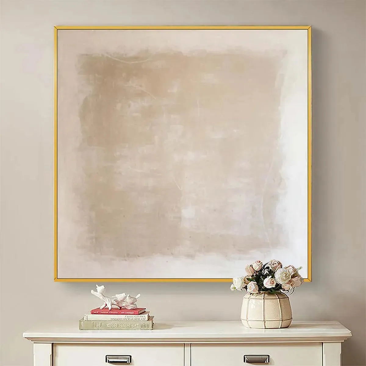 Desert Sands – Wabi-Sabi Desert Oil Painting, view 2
