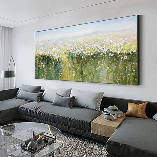Whispering Meadow – Meadow Oil Painting, view 2