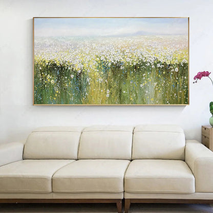 Whispering Meadow – Meadow Oil Painting, view 5