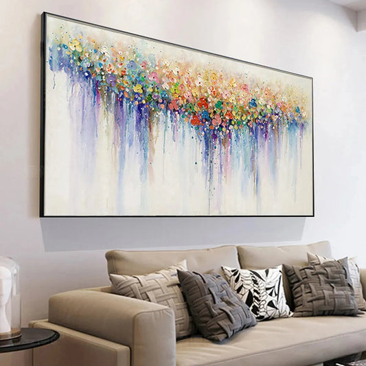 Flowerfall – Floral Oil Painting, view 2