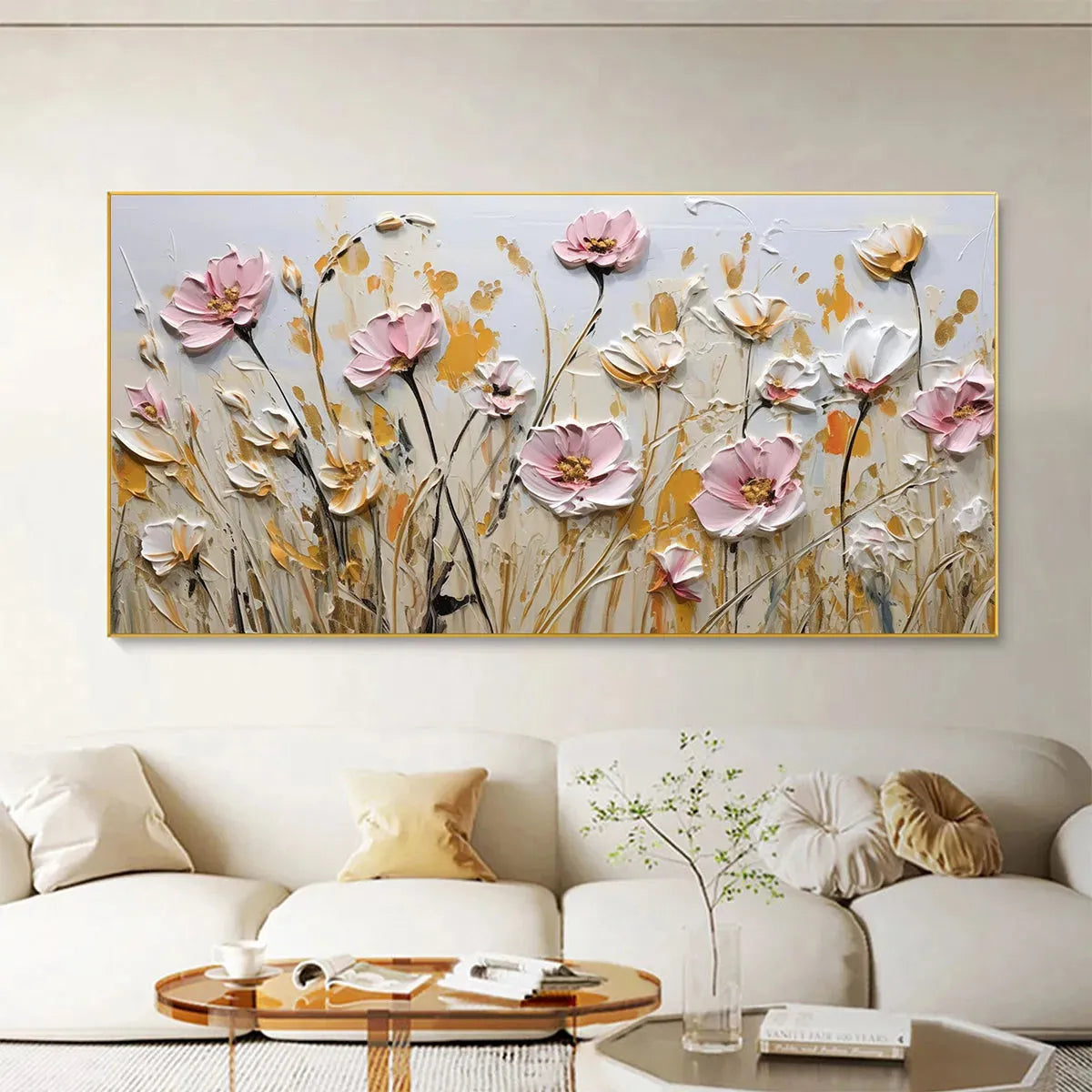 Field Of Dreams – Landscape Impasto Painting, view 2
