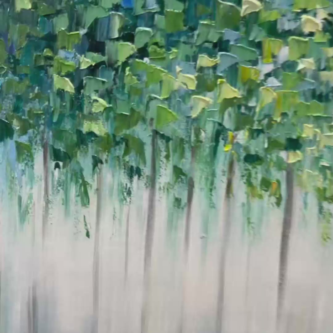 Emerald Forest – Forest Painting, view 3