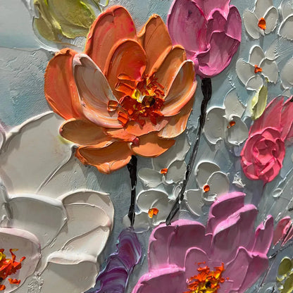 Spring Bouquet – Bouquet Impasto Painting, view 3