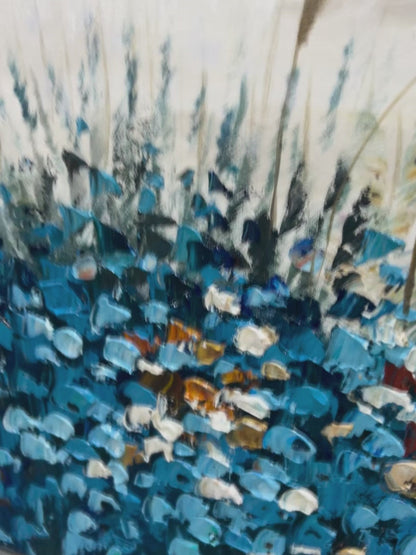 Blue Dunes – Coastal Painting, view 4