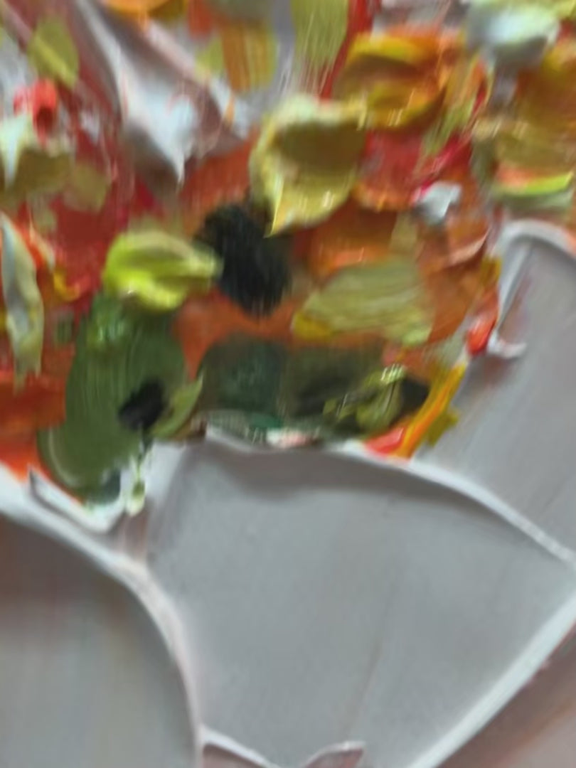 Spring Bouquet – Bouquet Impasto Painting, view 4