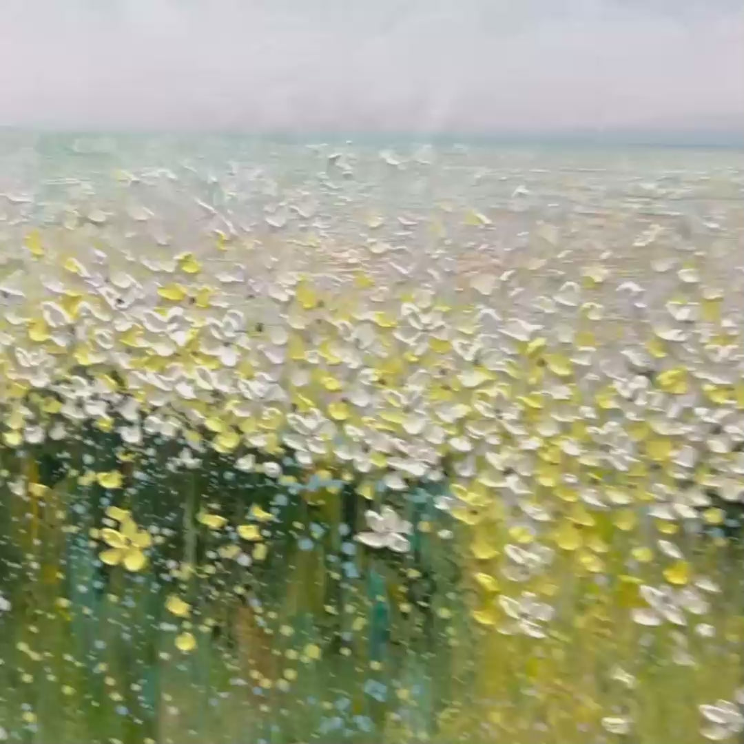 Whispering Meadow – Meadow Oil Painting, view 3