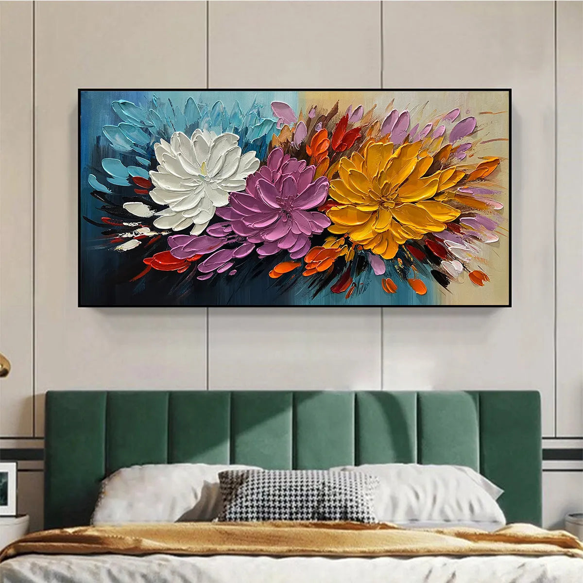 Colorful Bouquet Impasto Painting – Autumn Bouquet