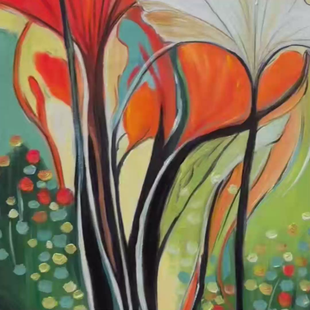 Botanical Symphony – Floral Oil Painting, view 3