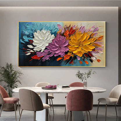 Colorful Bouquet Impasto Painting – Autumn Bouquet