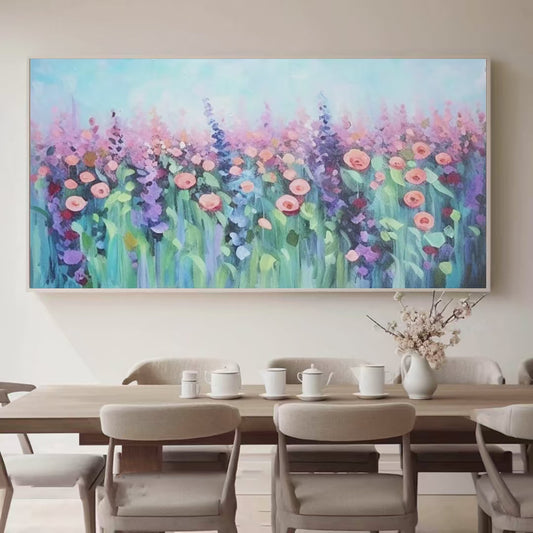 Pastel Meadow – Meadow Painting, view 2