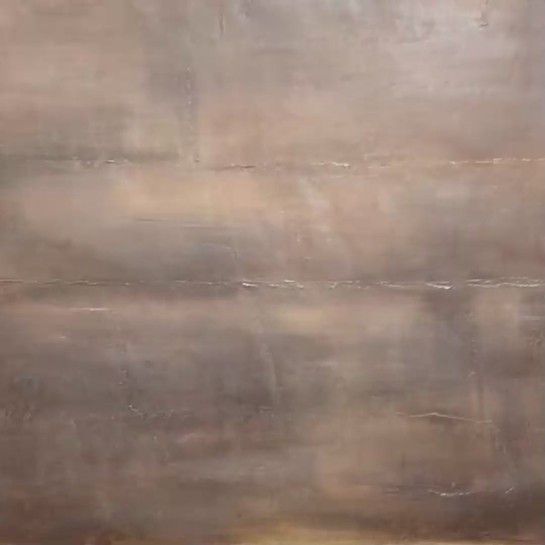 Dark Brown Textured Landscape – Wabi-Sabi Landscape Oil Painting, view 3