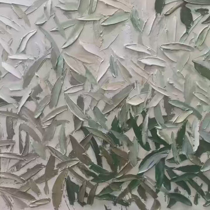 Whispering Winds – Wabi-Sabi Landscape Oil Painting, view 3