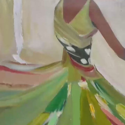 Whirlwind Of Color – Dancer Oil Painting, view 3