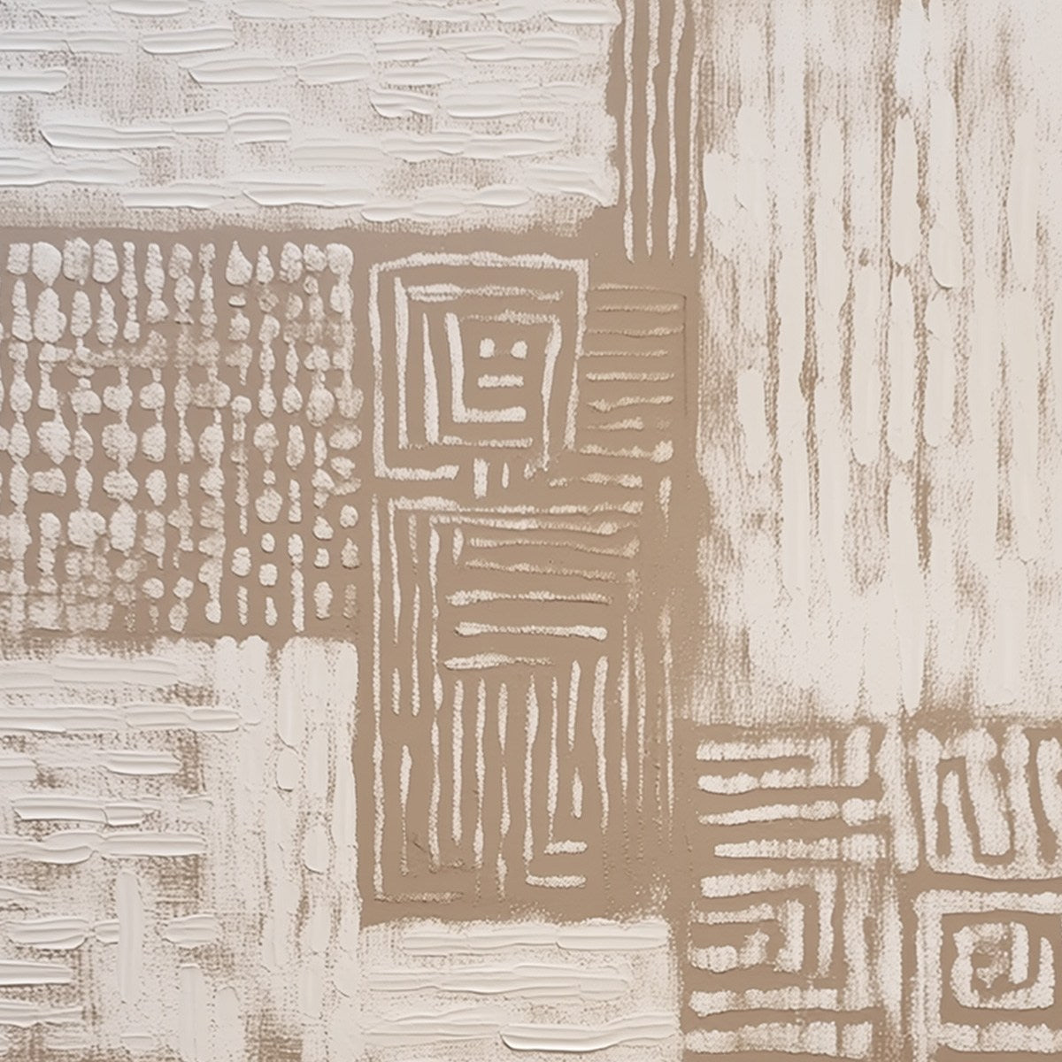 Ancient Echoes – Wabi-Sabi Anchor Oil Painting, view 5